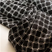 Fabric Michaela Black White