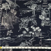 Fabric Vacanza Cotton Print
