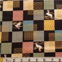 Fabric Cotton Kazu Square with Rabbit