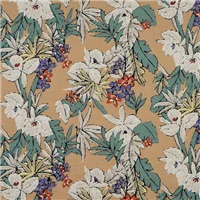 Fabric Tilly Floral Linen Sand