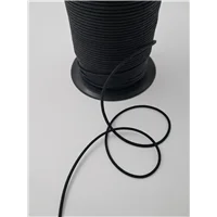 Cord Black Cotton 2mm Per Metre