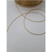 Cord Fine 1mm Gold 341GD