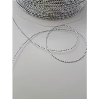 Cord Silver Metallic 1mm