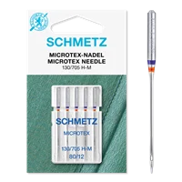 Machine Needles Microtex 80/12