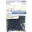 Beads Glass Seed 1.8mm Blk Rainbo
