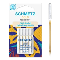 Needles Goldtitanium Embroidery 90/14
