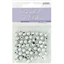 Beads Plastic Round 6- 8mm Silv