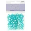 Beads Plastic Round 6- 8mm Turq
