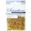 Beads Glass Seed 3.6mm SQ Gold