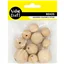 Beads MDF Wood Round Assorted Natural