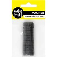 Magnets 20mm Round x 3mm 20pc