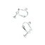 Ribtex Earring Screw Back Silver - photo 2