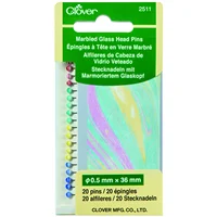 Clover 2511 Glass Marble Pins