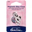 Magnetic Bag Clip Set Silver