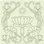 Sashiko Squares Serenity Floral