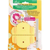 Clover Hair Pin Lace Tool Art 3104