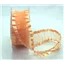 Ribbon Crink Sat Edge Peach 38