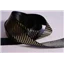 Ribbon Satin PinStripe Blk Gld 25