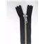 YKK Trouser Zip 20cm Black