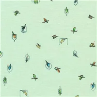 Animals Petit Birds On Mint