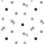 Black White Lower Volume Dice