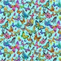 Butterfly 81860 4 Luminous Blue