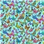 Butterfly 81860 4 Luminous Blue