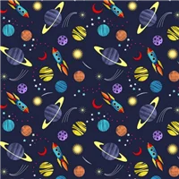Children Space Explorers Navy