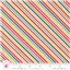 Flowers Rainbow Down Pour Stripe