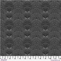 Shapes Black Fan Dots