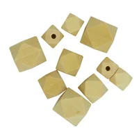 Beads MDF Wood Assorted Sizes