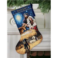 Dimensions Cross Stitch Kit Holy Night Stocking