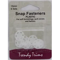Snap Fasteners Plastic Round