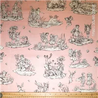 Children Flower Fairy Pink Toile