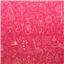 Christmas Alison Glass White Outline Decorations on Cerise - photo 1
