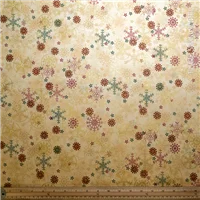 Christmas Holly Cream Gold