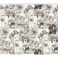 Animals 4281 62 Collage Dogs Taupe