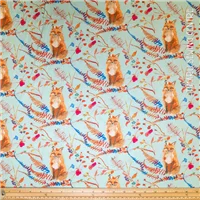 Animal Fox Wood Fox Foliage Aqua