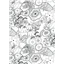 Alison Glass 8070 Grow Black White