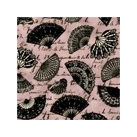 Words Antique Fans On Vintage Pink