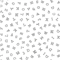 Words Hungry Animal Letters On White