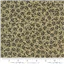 Flowers Maryland Trailing Vines Black on Tea Dyed Coloured Background