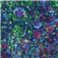 Flowers Painterly Petals Teal Purple
