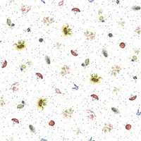 Children Bramble Patch White Tiny Motif