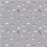 Children Flying High Birds Kites