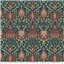 William Morris Granada Pumpkin Branch Teal Red