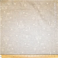 Quilt Backing Summer Honey Bee Script