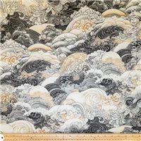 Quilt Backing Nami Grey