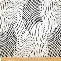 Quilt Backing Jazzed White Black Geo