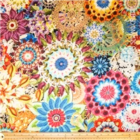 Quilt Backing Floral Crochet Multi